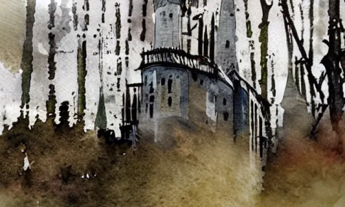 Rychmberk – akvarel