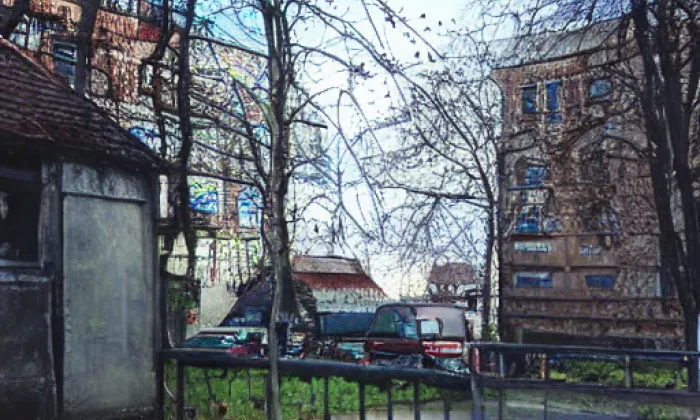 Sady Architekta Lisky – akvarel