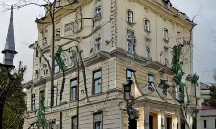 Schoellerův palác – noc