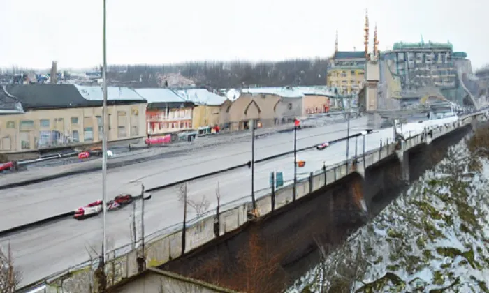 Slavičí most – winter