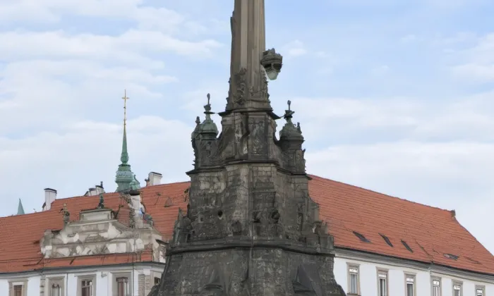 Sloup Nejsvětější Trojice – noc