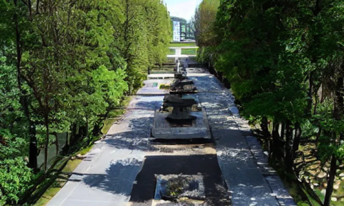 Smetanovy sady (Olomouc) – noc