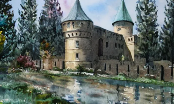 Smrdov – akvarel