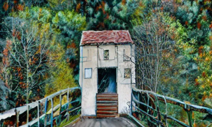 Stádlecký most – autumn
