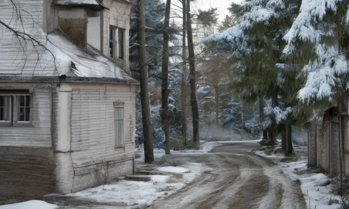 Starý židovský hřbitov v Praze-Josefově – winter