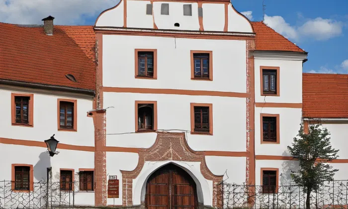 Starý zámek Lnáře – noc