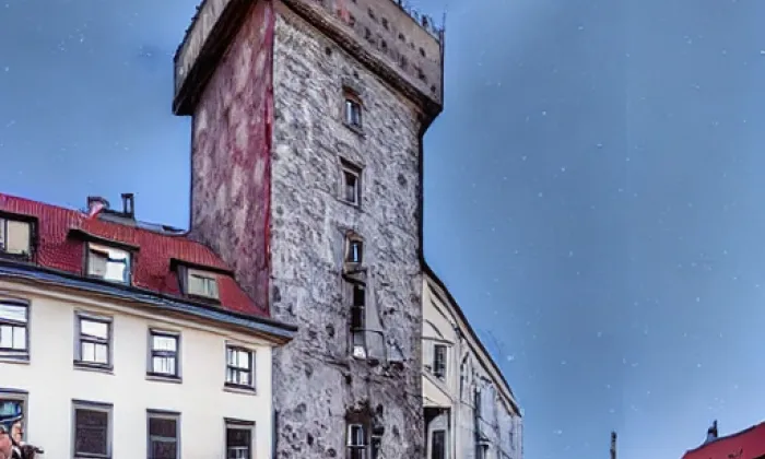 Staroměstský orloj – noc