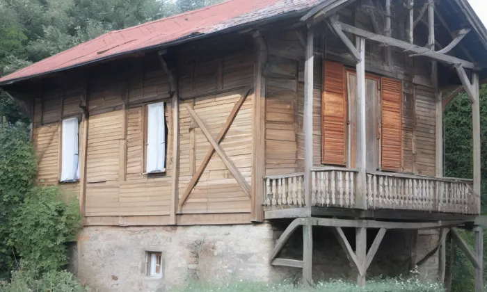 Strážní domek nad Bubenečským tunelem – noc