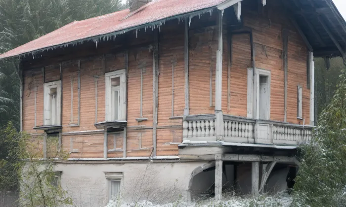 Strážní domek nad Bubenečským tunelem – winter