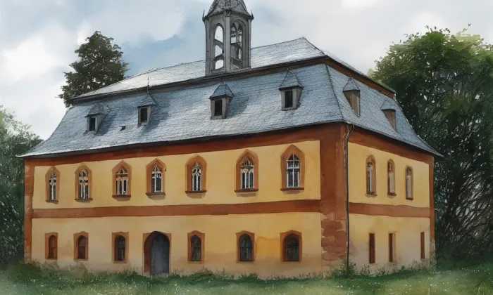 Tetětice – akvarel