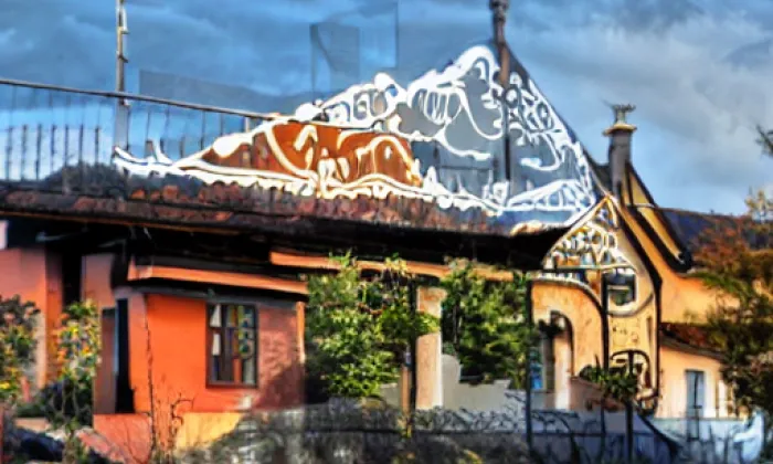 Trojský most – autumn