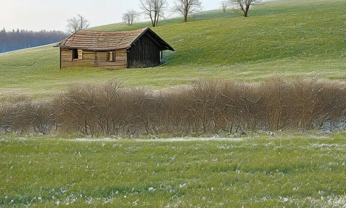 tvrz Martinice – winter