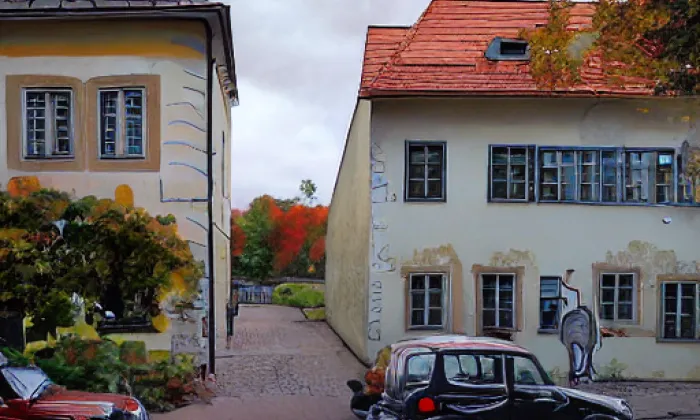 U letohrádku královny Anny – autumn