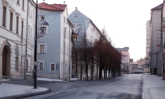 V celnici – winter