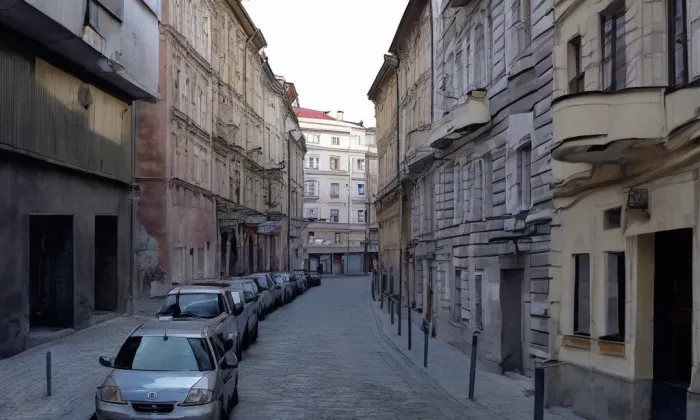 V jámě – akvarel