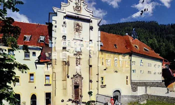 Velké Žernoseky – akvarel