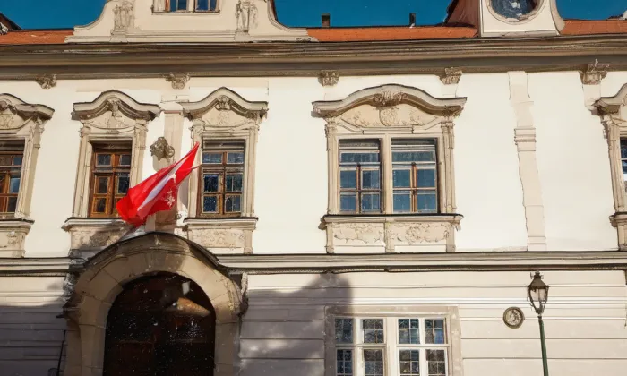 Velkopřevorský palác – winter