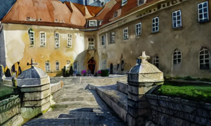 Volšovy – akvarel