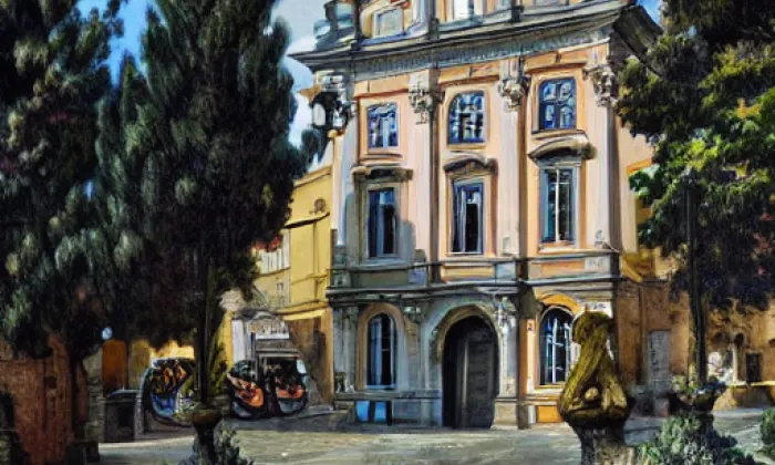 Vraný – akvarel