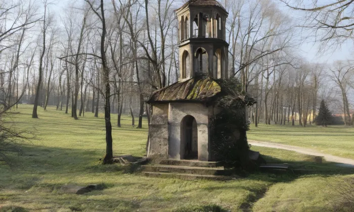 Vyšehradské sady – noc