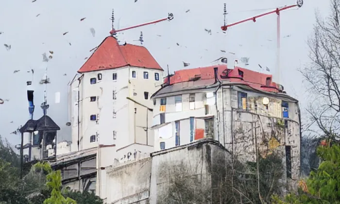 Vysoký Chlumec – noc