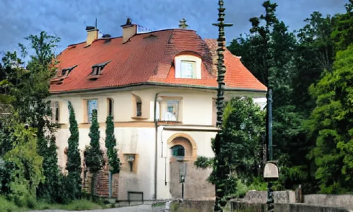 Vysoký hrádek – noc