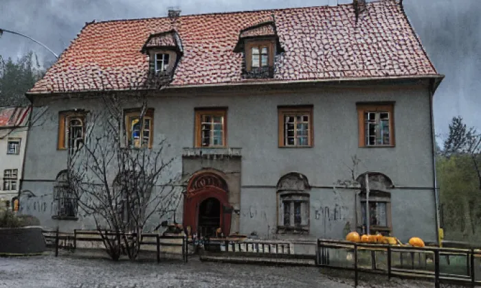 zámeček Pustějov – autumn
