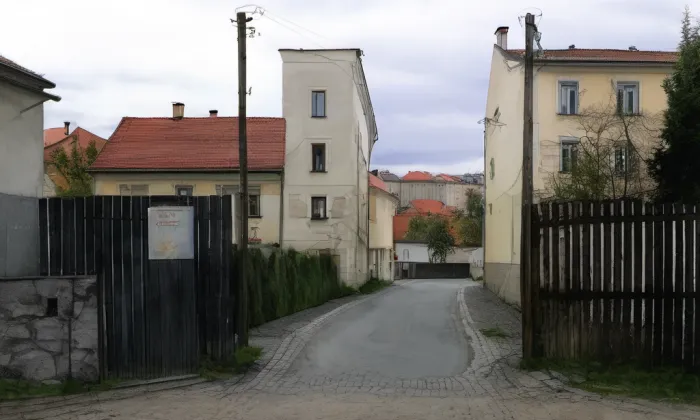 Zámeček Trnová – akvarel