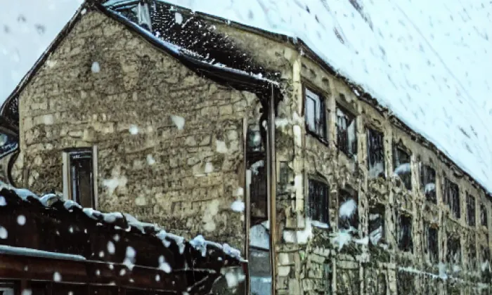 Zámek Žáky – winter