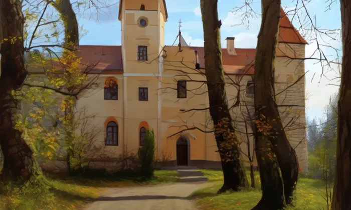 Zámek Žinkovy – autumn