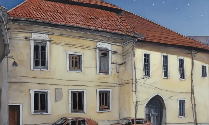 zámek Štoky – noc