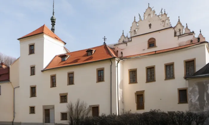 zámek Blansko – winter