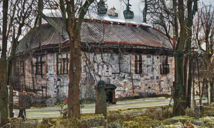 zámek Buková u Příbramě – winter