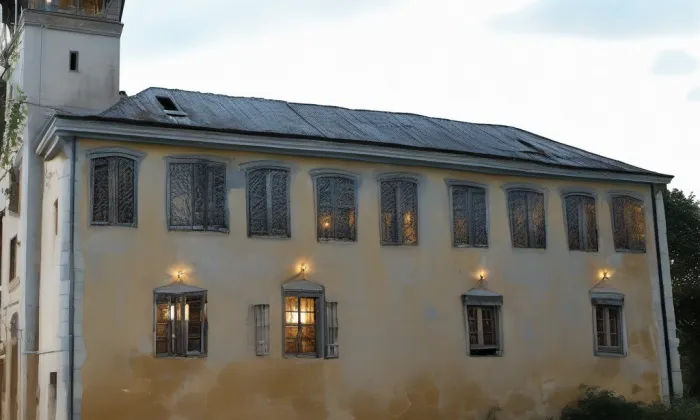 zámek Dřevohostice – noc