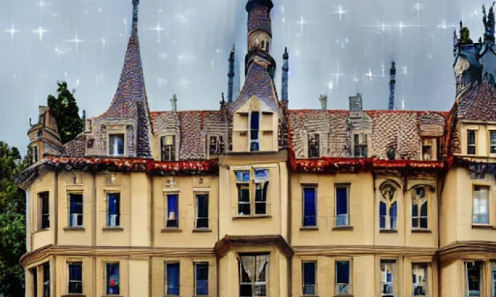 zámek Dolní Rožínka – noc