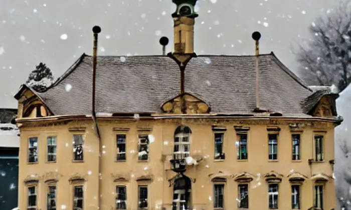 zámek Dolní Rožínka – winter