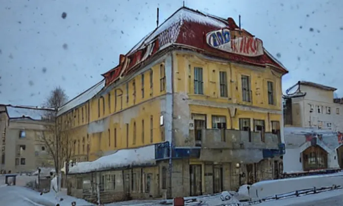 zámek Hořice s tvrzí – winter