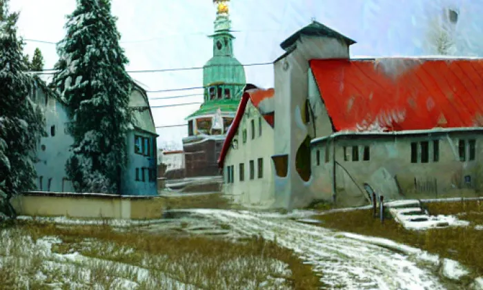zámek Jemčina – winter