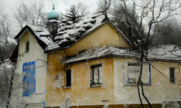 Zámek Klášter – winter