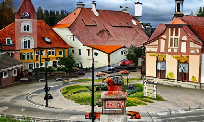 zámek Krásný Dvůr – autumn