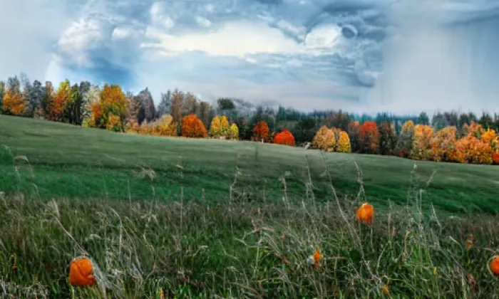 Zámek Lhotka – autumn