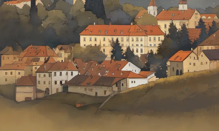 zámek Liteň – noc