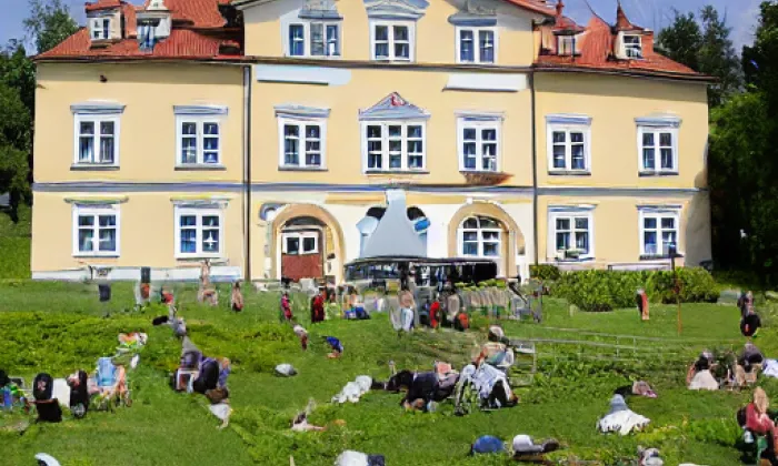 Zámek Miletín – summer