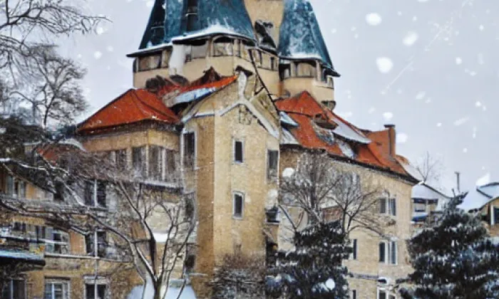 zámek Miroslav – winter