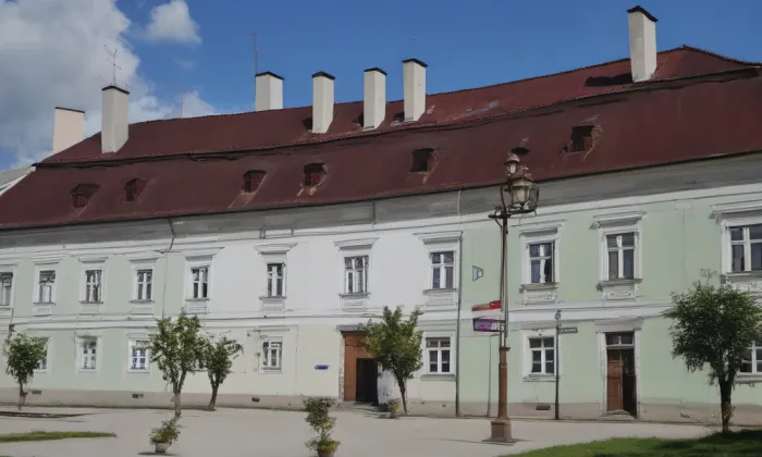 zámek Moravské Budějovice – akvarel