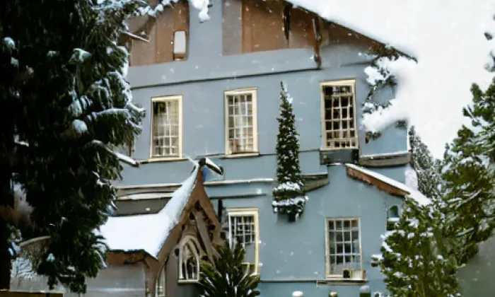 zámek Návarov – winter