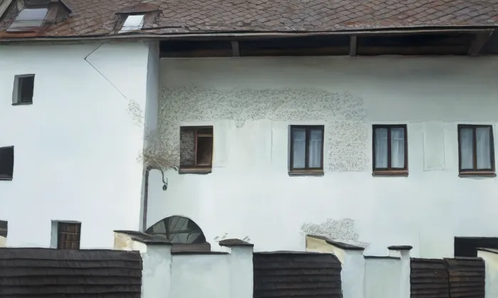 zámek Nové Veselí – akvarel