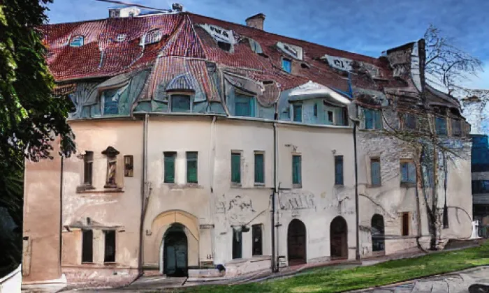 zámek Přibyslav – noc
