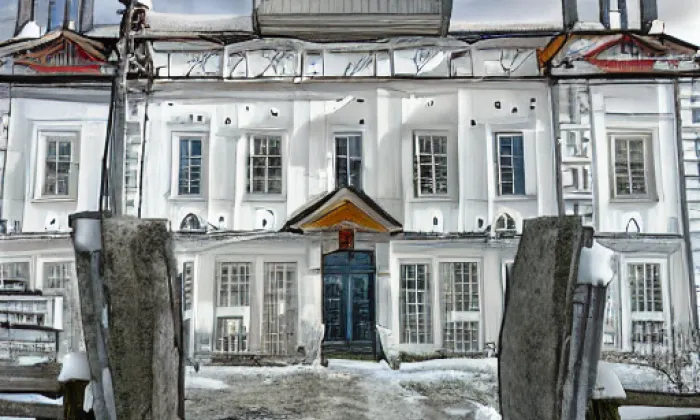 Zámek Peruc – winter