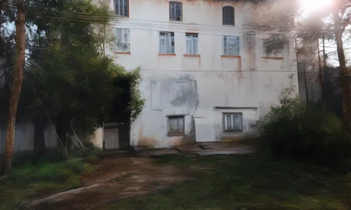 zámek Plaveč – akvarel